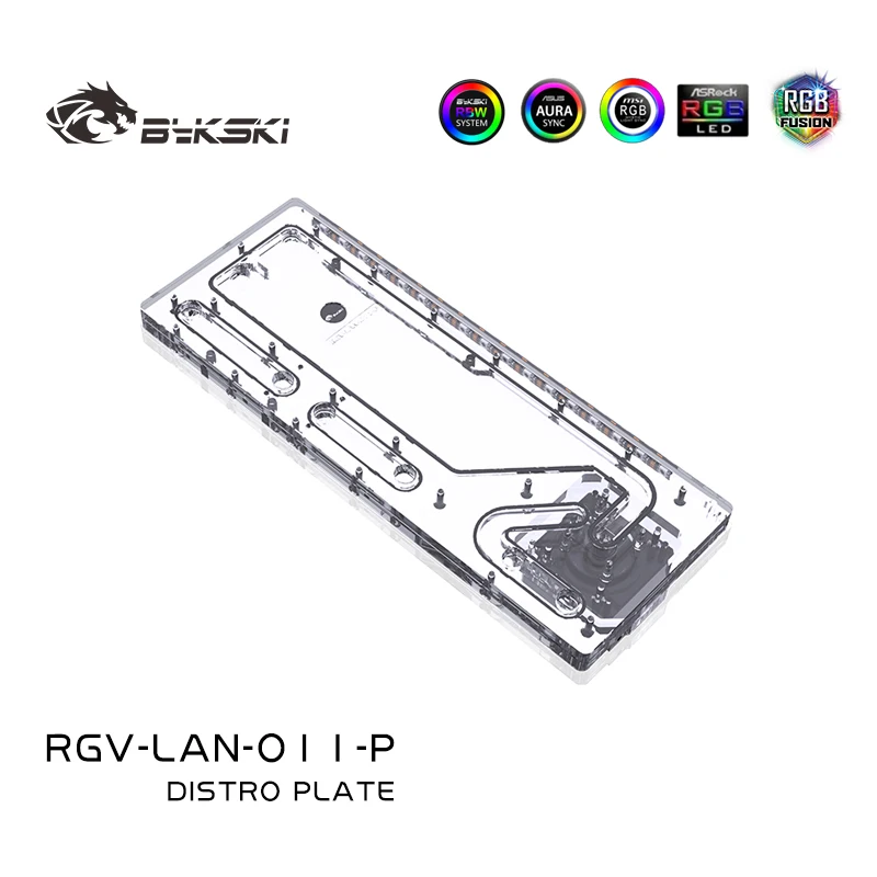 Distro Plate Ddc Pump Combo - BYKSKI Papan Akrilik Water Distro Plate
