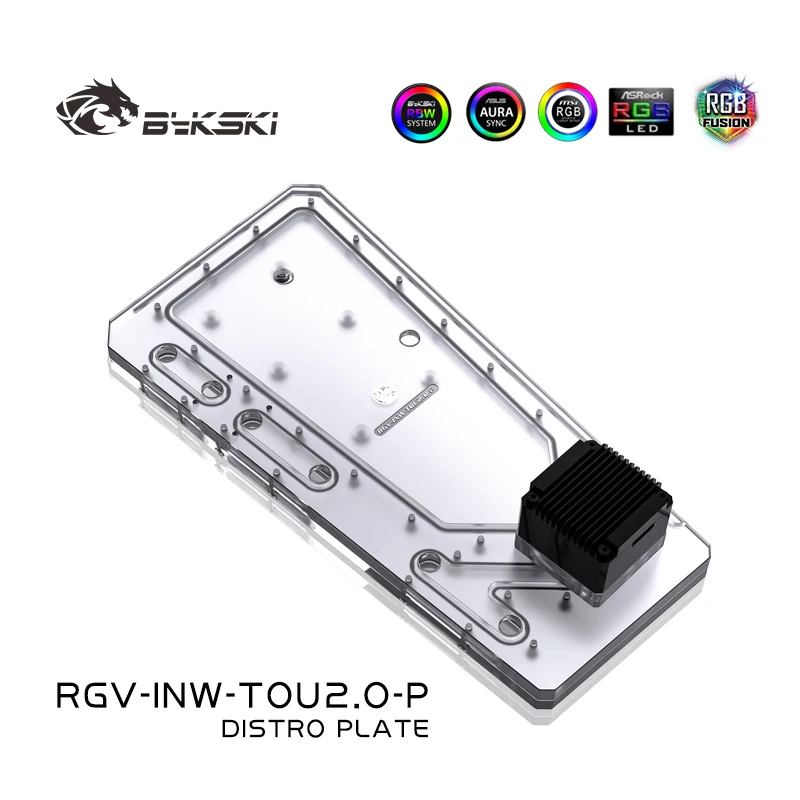 Distro Plate Ddc Pump Combo - BYKSKI Solusi Saluran Air Papan Akrilik