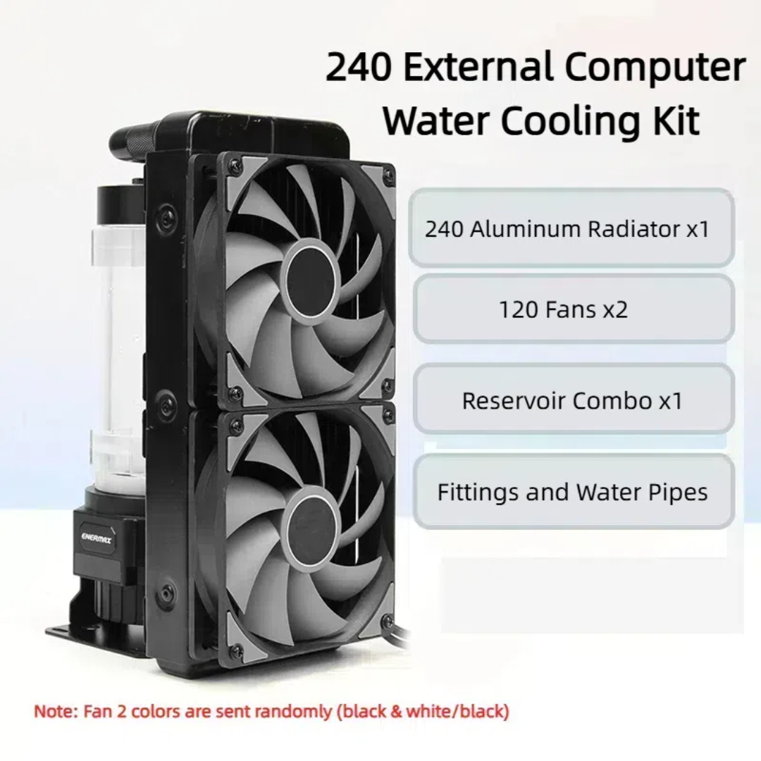 External Radiator Water Cooling Kit - Kit radiator aluminium 240 pendingin air