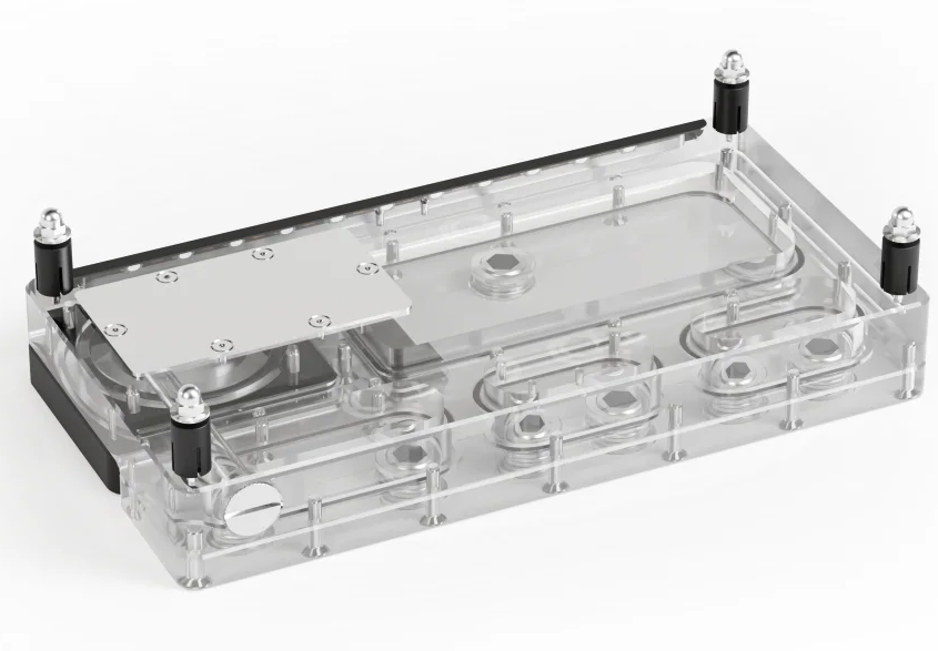 Integrated Pump Reservoir Distro Plate - Alphacool Core Distro Plate 240 Kiri