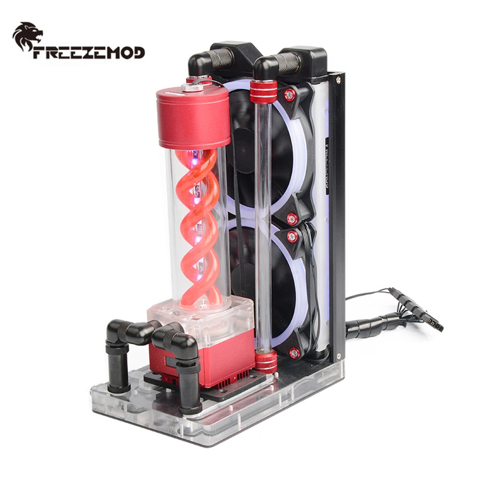 External Radiator Water Cooling Kit - FREEZEMOD Kit Radiator Pendingin Air Laptop