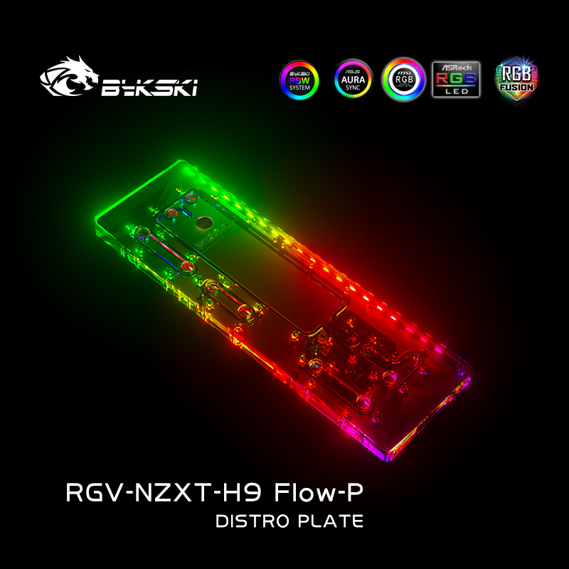 Bykski RGV-NZXT-H9 FIow-P Acry - Distro Plate Ddc Pump Combo ulasan dan harga