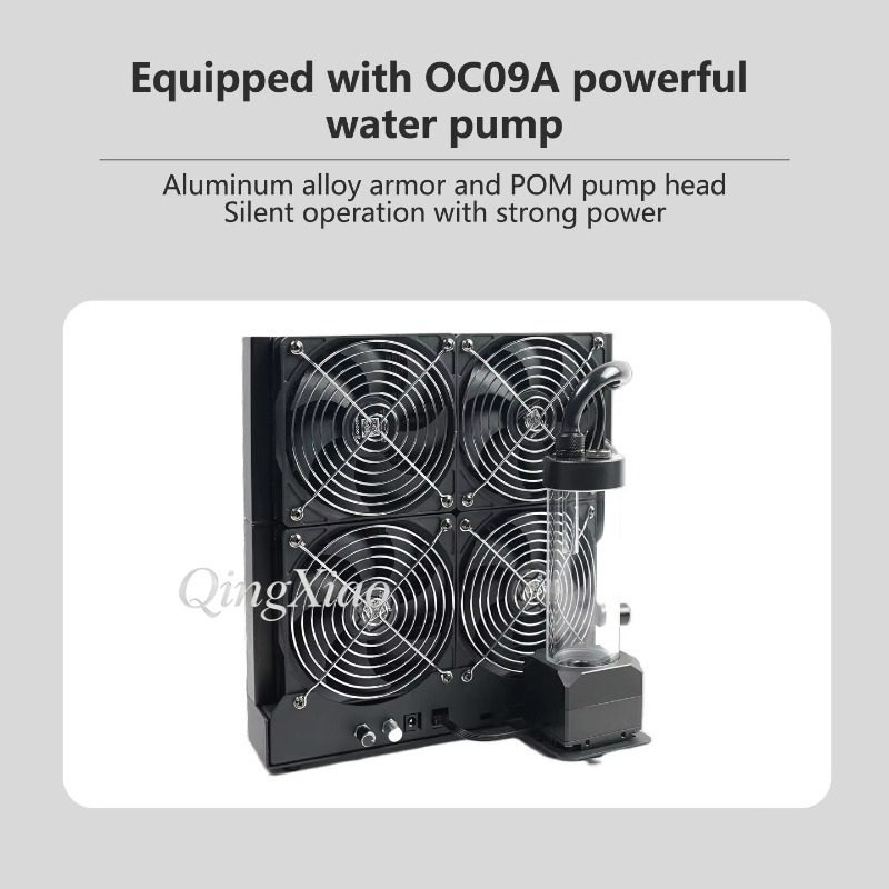 4 Kipas Radiator Pompa Dan Tan - External Radiator Water Cooling Kit ulasan dan harga
