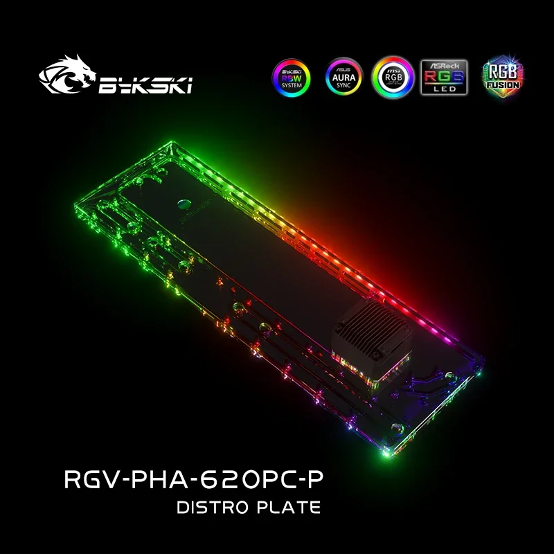 Pelat Distro Akrilik Bykski/Re - Distro Plate Ddc Pump Combo ulasan dan harga